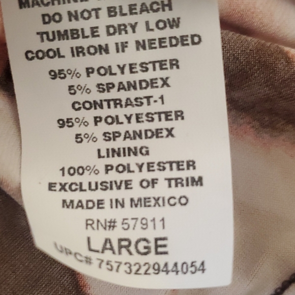 Sleeveless multicolor print top - Picture 4 of 7